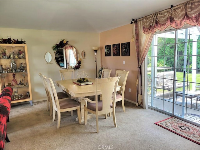 17027 Simonds St, Granada Hills, CA 91344 - dining space with light carpet and baseboards