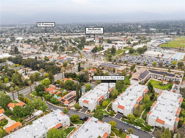 254 E Fern Ave Unit 108, Redlands, CA 92373 - aerial overview of property's location