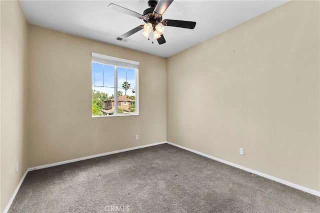 29221 Loden Cir, Menifee, CA 92584 - carpeted empty room with baseboards and ceiling fan