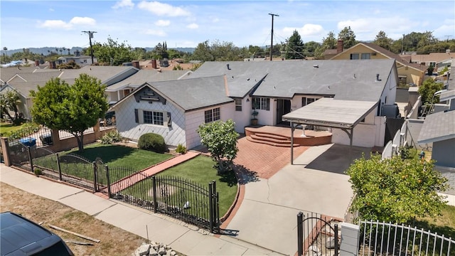 7045 Varna Ave, North Hollywood, CA 91605 - aerial perspective of suburban area