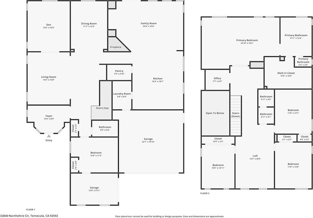 32840 Northshire Cir, Temecula, CA 92592 - view of floor plan / room layout