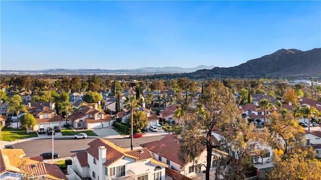 23770 Waterleaf Cir, Moreno Valley, CA 92557 - aerial perspective of suburban area featuring a mountain backdrop