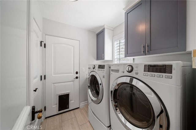 2583 N Skytop Ct, Orange, CA 92867 - washroom featuring cabinet space and washing machine and clothes dryer