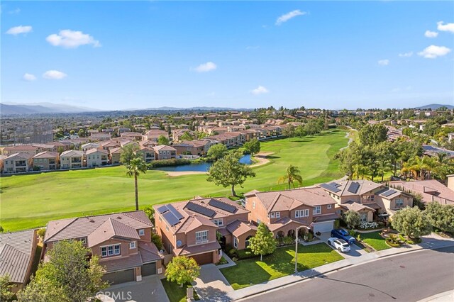46397 Kohinoor Way, Temecula, CA 92592 - aerial perspective of suburban area featuring a golf club and a water and mountain view