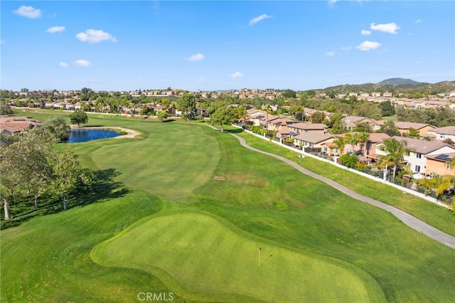 46397 Kohinoor Way, Temecula, CA 92592 - aerial perspective of suburban area with a golf course and a water and mountain view