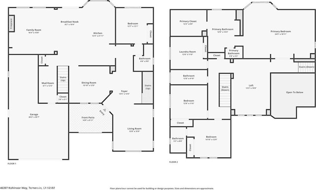 46397 Kohinoor Way, Temecula, CA 92592 - view of property floor plan
