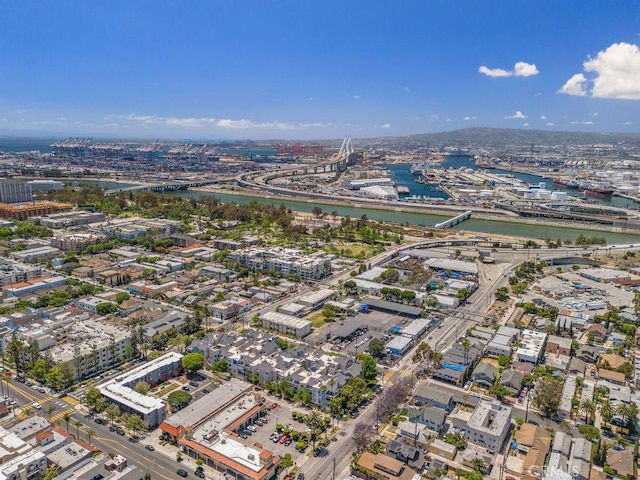 628 Daisy Ave Unit 420, Long Beach, CA 90802 - aerial view of property and surrounding area featuring a nearby body of water and nearby urban area