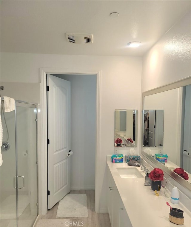 4511 S Luna Privado, Ontario, CA 91761 - full bathroom featuring vanity and a stall shower
