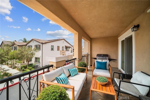 35753 Starling Ave Unit 1901, Murrieta, CA 92563 - balcony with an outdoor hangout area and a residential view