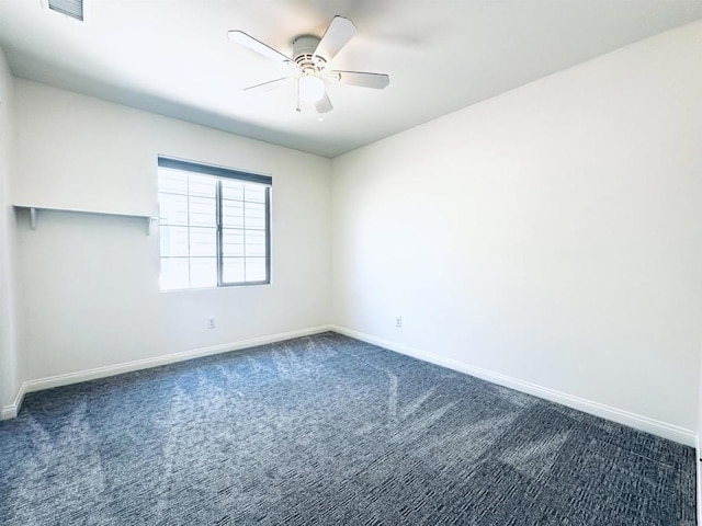 4304 Pacifica Way Unit 2, Oceanside, CA 92056 - carpeted spare room with baseboards and a ceiling fan