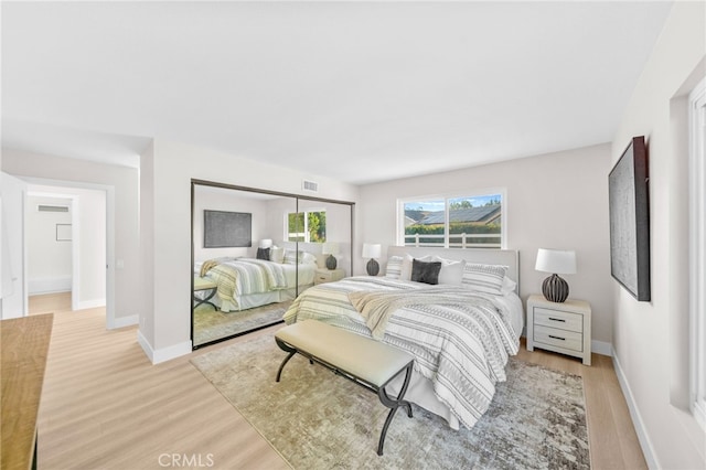 29140 Via Norte, Temecula, CA 92591 - bedroom with light wood-style flooring and baseboards