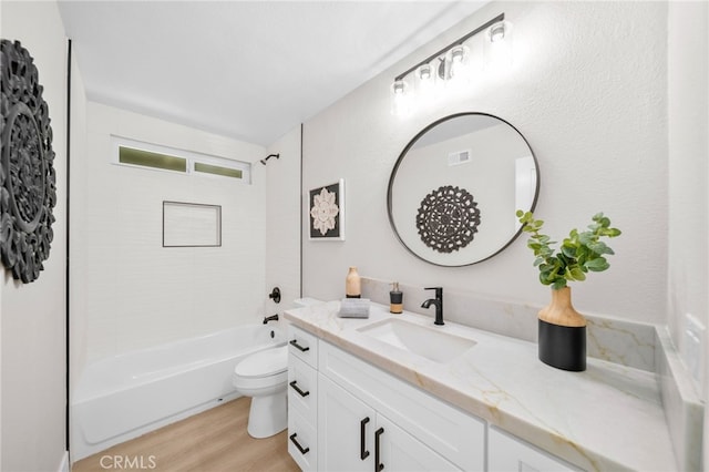 29140 Via Norte, Temecula, CA 92591 - bathroom with vanity, wood finished floors, and tub / shower combination