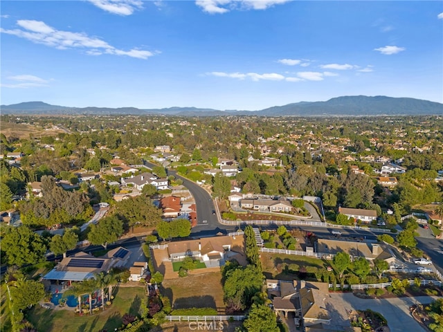 29140 Via Norte, Temecula, CA 92591 - aerial view of property's location featuring a mountain backdrop and nearby suburban area