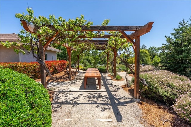 9539 Carmel Rd, Atascadero, CA 93422 - view of patio with a pergola