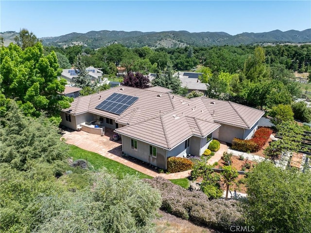 9539 Carmel Rd, Atascadero, CA 93422 - aerial view of property and surrounding area with mountains