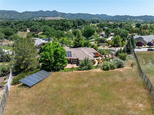 9539 Carmel Rd, Atascadero, CA 93422 - aerial view of property and surrounding area with a mountainous background