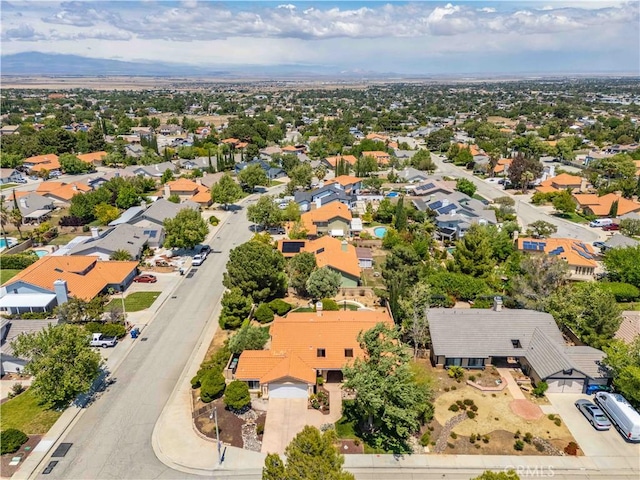 aerial perspective of suburban area