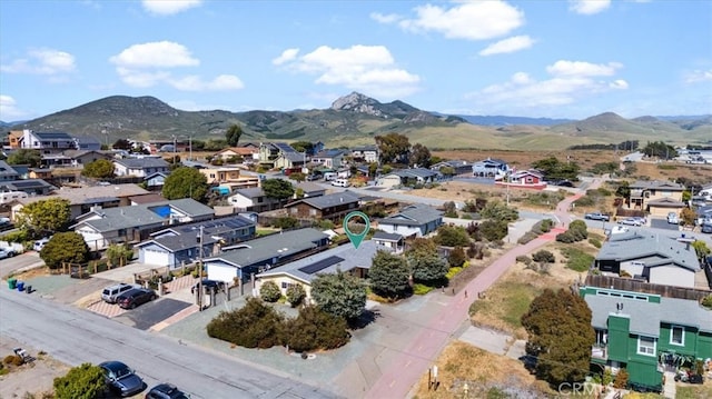 1360 El Moro Ave, Los Osos, CA 93402 - aerial perspective of suburban area featuring a mountainous background