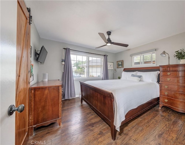 2871 Anza Ln, Costa Mesa, CA 92626 - bedroom featuring wood finished floors and ceiling fan