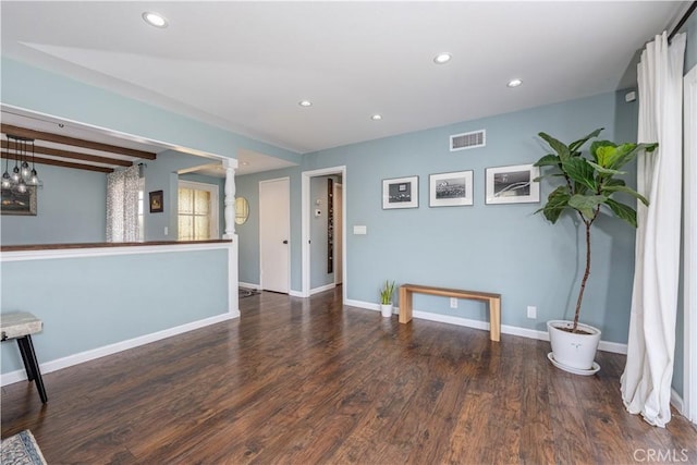 2871 Anza Ln, Costa Mesa, CA 92626 - empty room with wood finished floors, baseboards, and recessed lighting