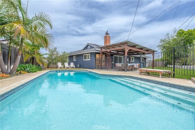 2871 Anza Ln, Costa Mesa, CA 92626 - view of swimming pool with a fenced backyard