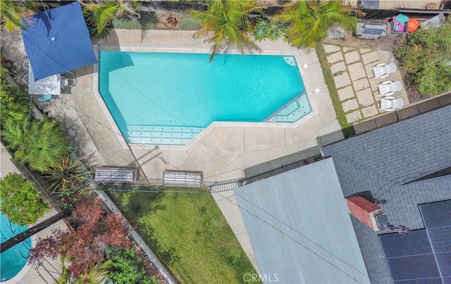 2871 Anza Ln, Costa Mesa, CA 92626 - aerial view of a pool