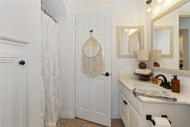 11934 Timber Mountain Ct, Rancho Cucamonga, CA 91739 - bathroom with vanity and tile patterned floors