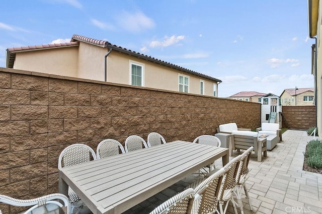 20702 W Chestnut Cir, Porter Ranch, CA 91326 - view of patio / terrace featuring outdoor dining space