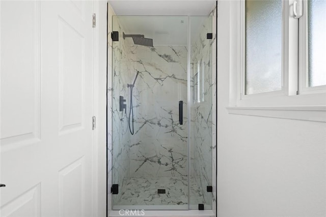 2134 Via Puerta Unit O, Laguna Woods, CA 92637 - bathroom with a marble finish shower