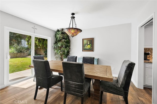 8204 Clemens Ave, West Hills, CA 91304 - dining room with wood finished floors and baseboards