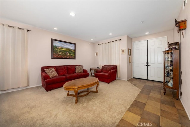6122 Glen Abbey Pl, Fontana, CA 92336 - living area with recessed lighting and baseboards