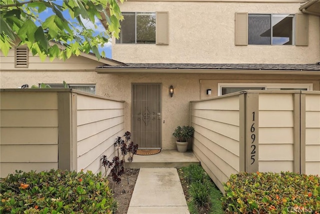 16925 Kemerton Pl, Hacienda Heights, CA 91745 - doorway to property featuring fence