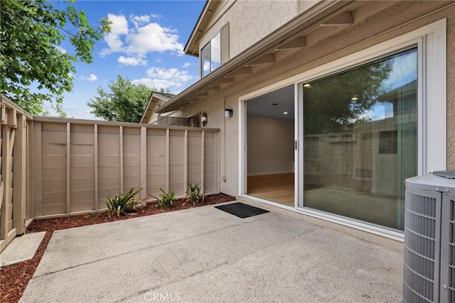 16925 Kemerton Pl, Hacienda Heights, CA 91745 - view of patio / terrace featuring central AC unit and fence