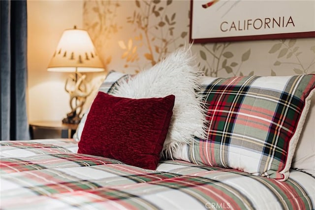 921 Anita Ave, Big Bear City, CA 92314 - bedroom featuring wallpapered walls
