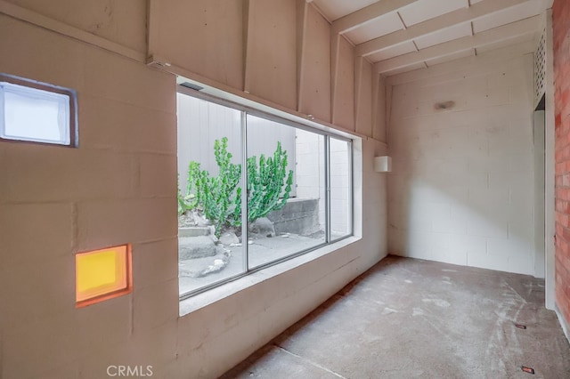 1947 Palacios Dr, San Pedro, CA 90732 - spare room with concrete block wall
