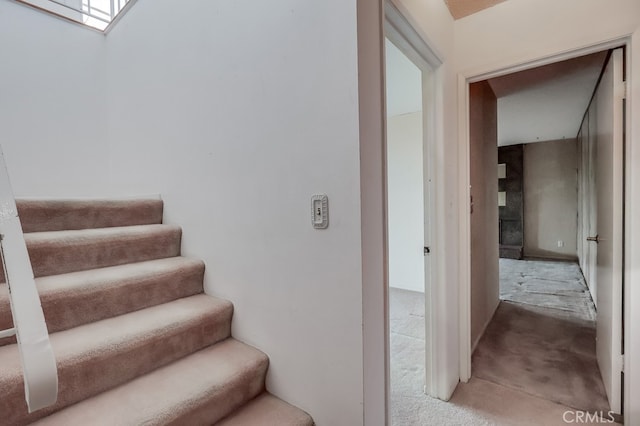 1947 Palacios Dr, San Pedro, CA 90732 - staircase featuring carpet floors
