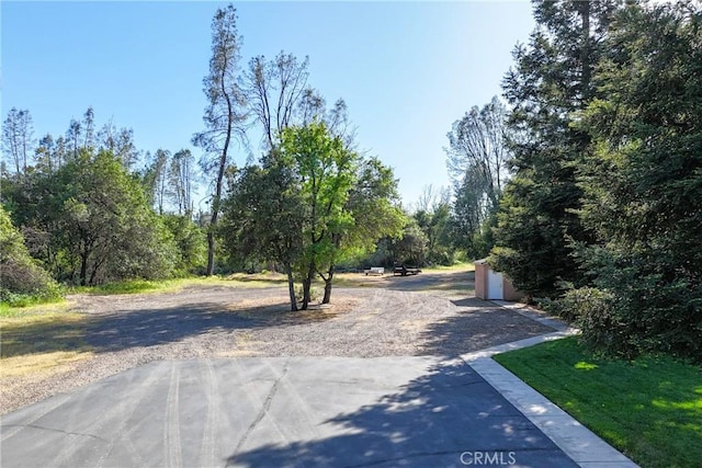 view of road