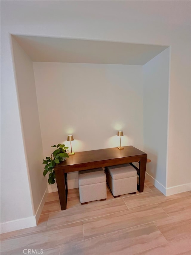 45723 Pheasant Pl, Temecula, CA 92592 - unfurnished office featuring baseboards and wood finished floors