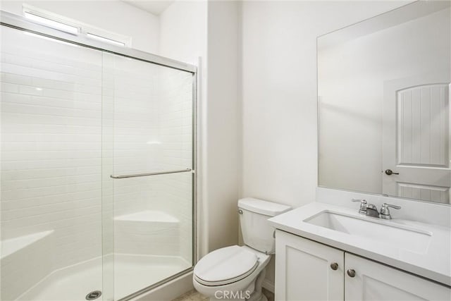 1004 Violet Ct, Calimesa, CA 92320 - full bath with a stall shower, toilet, and vanity