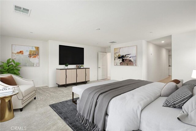 1004 Violet Ct, Calimesa, CA 92320 - bedroom featuring light colored carpet and recessed lighting