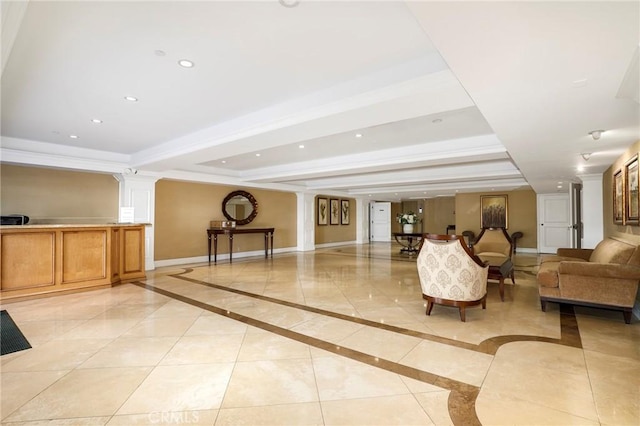 321 N Oakhurst Dr Unit 404, Beverly Hills, CA 90210 - building lobby featuring recessed lighting