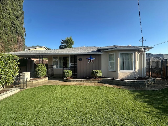 7918 Kyle St, Sunland, CA 91040 - ranch-style house featuring a gate and a porch