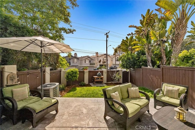 1715 Reed St, Redondo Beach, CA 90278 - fenced backyard featuring an outdoor hangout area and a patio area