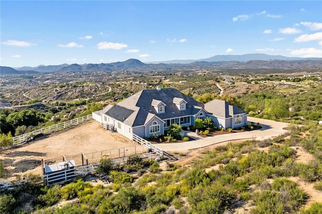 40267 Scanlon Rd, Temecula, CA 92592 - view from above of property with a mountainous background