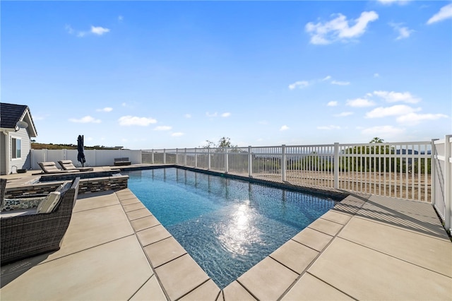 40267 Scanlon Rd, Temecula, CA 92592 - view of pool with a fenced backyard and a patio area