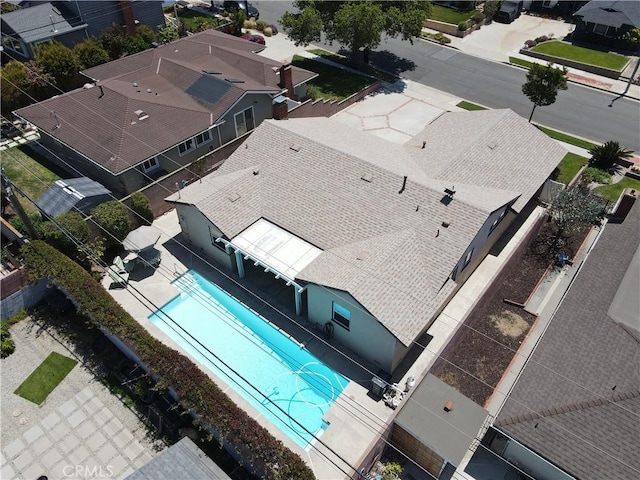 5309 Emerald St, Torrance, CA 90503 - aerial perspective of suburban area with a pool area