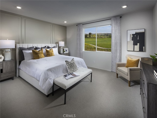 35232 Lopez Ln, Beaumont, CA 92223 - bedroom featuring light colored carpet, recessed lighting, and baseboards
