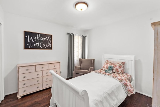 852 5th St, Imperial Beach, CA 91932 - bedroom with dark wood finished floors and baseboards