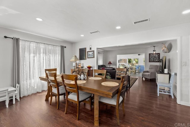 852 5th St, Imperial Beach, CA 91932 - dining space with wood finished floors, healthy amount of natural light, and recessed lighting