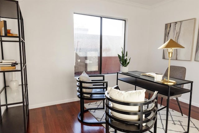 1002 30th St Unit 206, San Diego, CA 92102 - office space with wood finished floors, baseboards, and crown molding